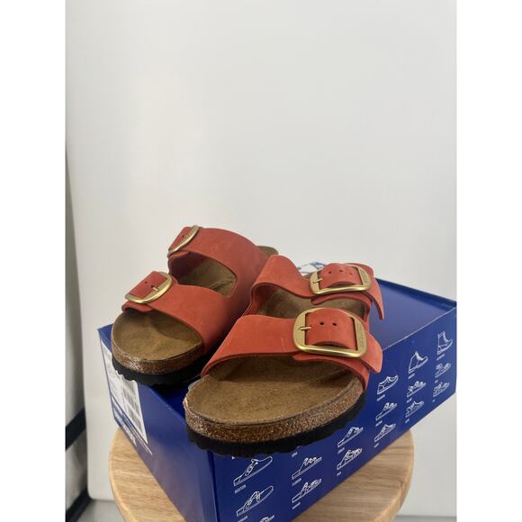Birkenstock Arizona Big Buckle Ladies 8 Men's 6 EU 39 Mars Red Regular fit - Picture 1 of 7